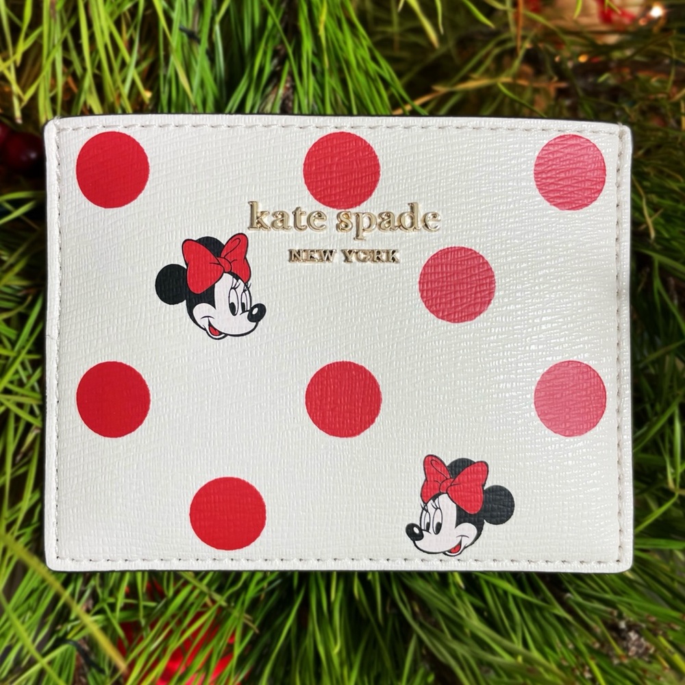 🔴⚪♠️kate spade minnie mouse card case🔴⚪♠️ Love my Dots Collection